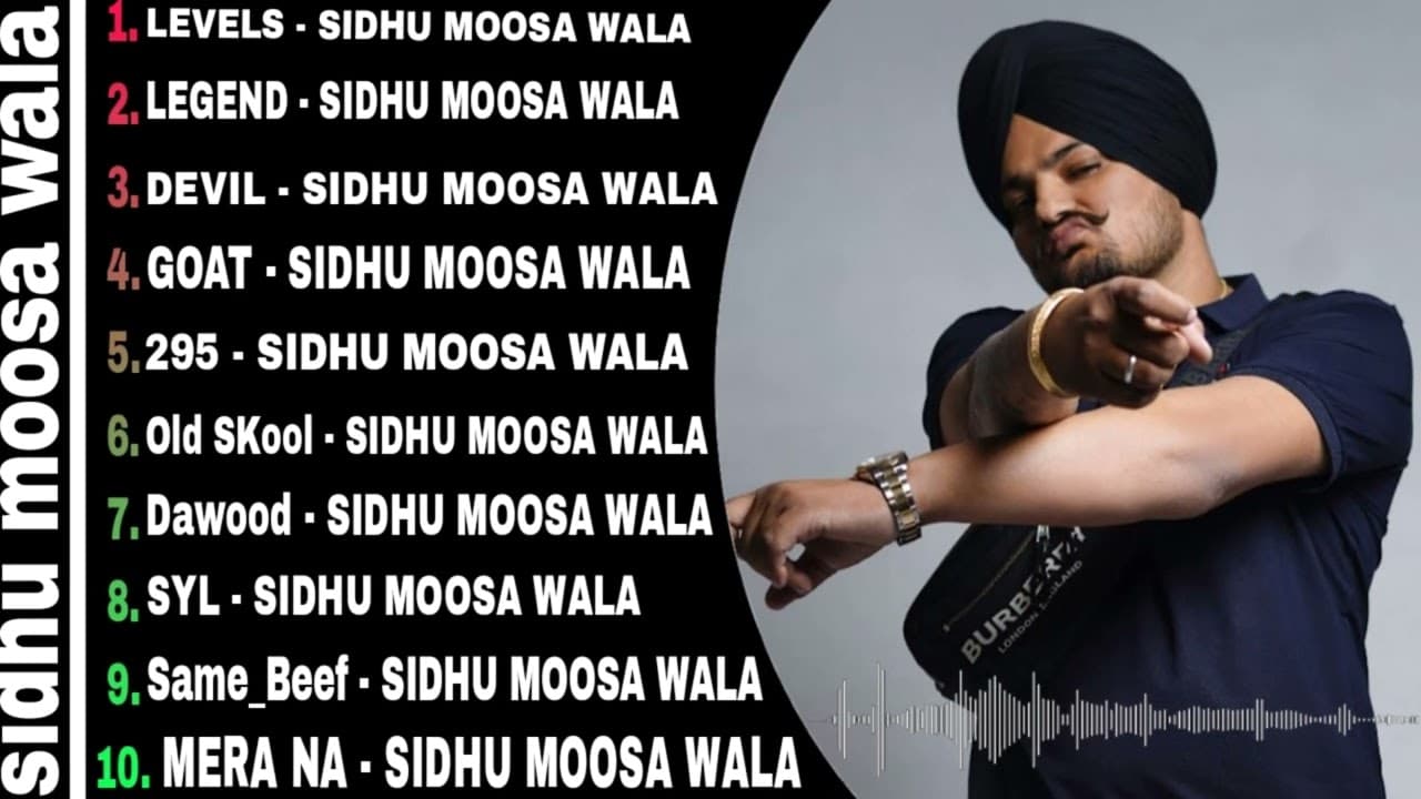 SIDHU MOOSE WALE | Top 10 SONGS | Audio jukebox | tribute To SIDHU MOOSA WALA. ...