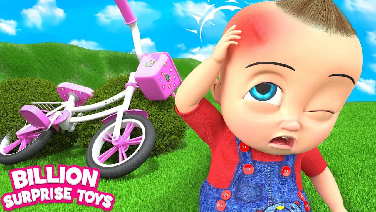 Boo Boo Pretend Play - BillionSurpriseToys Nursery Rhymes, Kids Songs