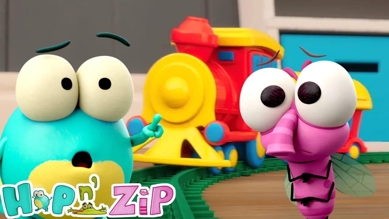 Zip Line Express  - Funny Animated Comedy Cartoons for Chilresn by Hop & Zip