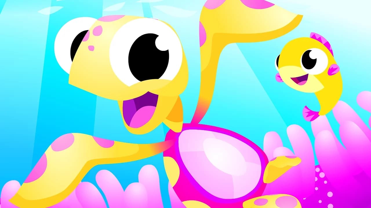 OCEAN ADVENTURE | Sea Turtles, Fish friends, Baby Shark | Just Keep Swimming Dory by Little Angel