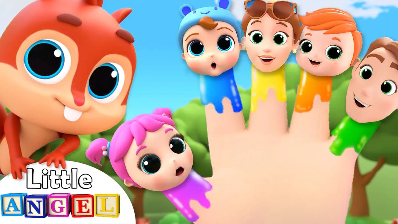 Finger Family At The Park | Nursery Rhymes & Kids Songs Little Angel