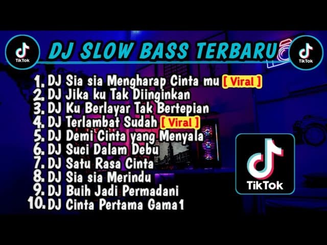 DJ SLOW BASS TERBARU 2023 || DJ VIRAL TIKTOK FULL BASS DJ SIA SIA MENGHARAP CINTAMU | FULL ALBUM
