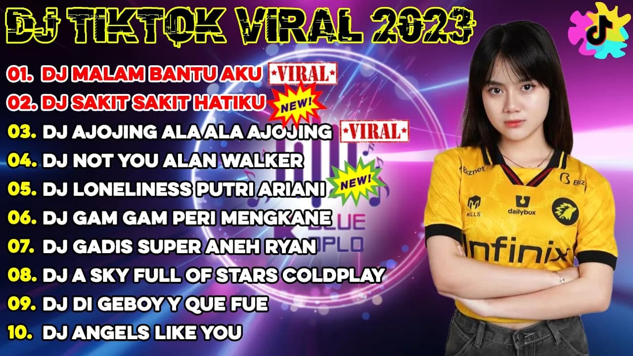 DJ TIKTOK TERBARU 2023 - DJ CAMPURAN FYP TIK TOK 2023 x MALAM BANTU AKU x SAKIT SAKIT HATIKU...