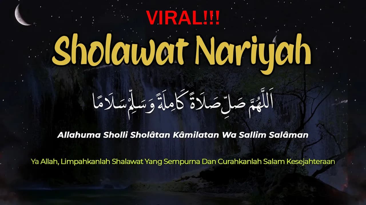 Sholawat Nariyah Viral Versi Terbaru Akustik Merdu - Full 1 Jam || El Ghoniy