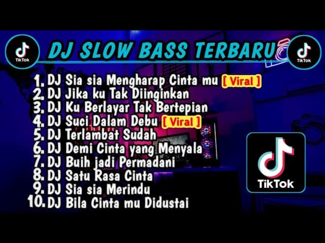 DJ SLOW BASS TERBARU 2023 || DJ VIRAL TIKTOK FULL BASS  DJ SIA SIA MENGHARAP CINTAMU | FULL ALBUM