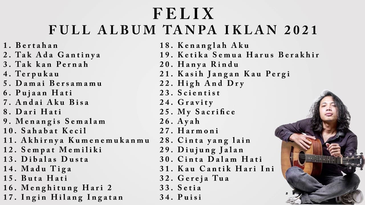 FELIX COVER FULL ALBUM TERBARU OKTOBER 2021 TANPA IKLAN 2 JAM NONSTOP | FELIX OFFICIAL