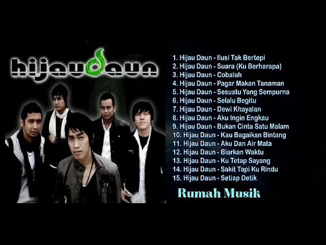 BEST 15 LAGU HIJAU DAUN TERPOPULER FULL ALBUM | Rumah Musik