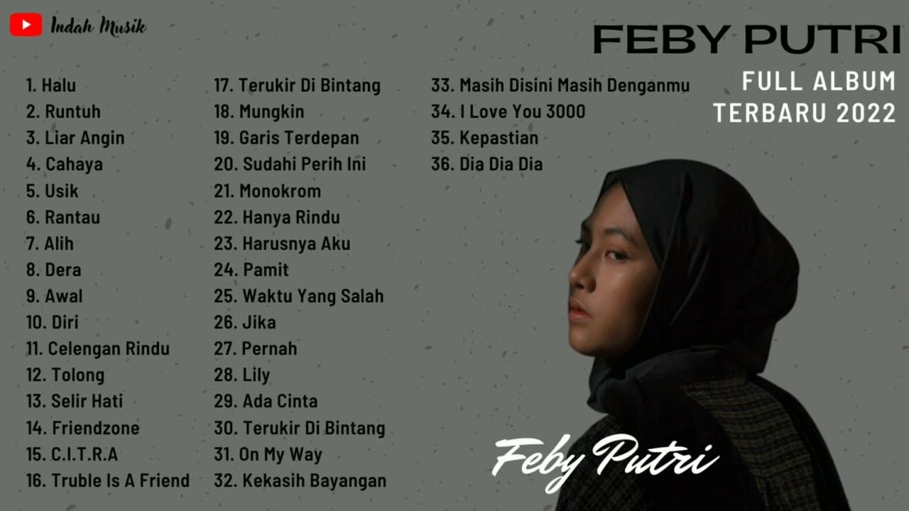 FEBY PUTRI FULL ALBUM TERBARU 2022 #musik #cover #febyputri #febyputrinc #musikgalau