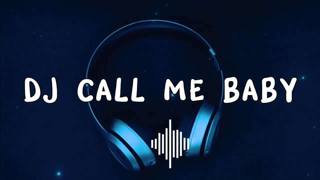 DJ Call Me Baby | TikTok Viral Trend Song [ 1 Hour Loop ] #tiktoksong #tiktokviral