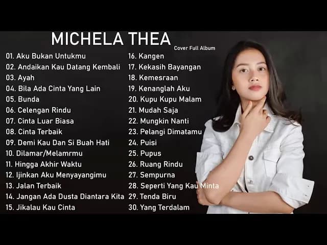 KOMPILASI COVER MICHELA THEA FULL ALBUM TERBAIK 2020 [30 LAGU]