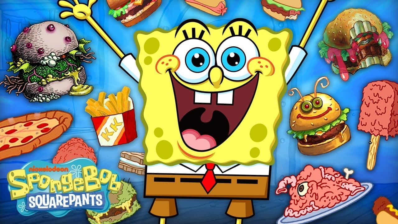 EVERY Food in Bikini Bottom Ever | 1 Hour | SpongeBob