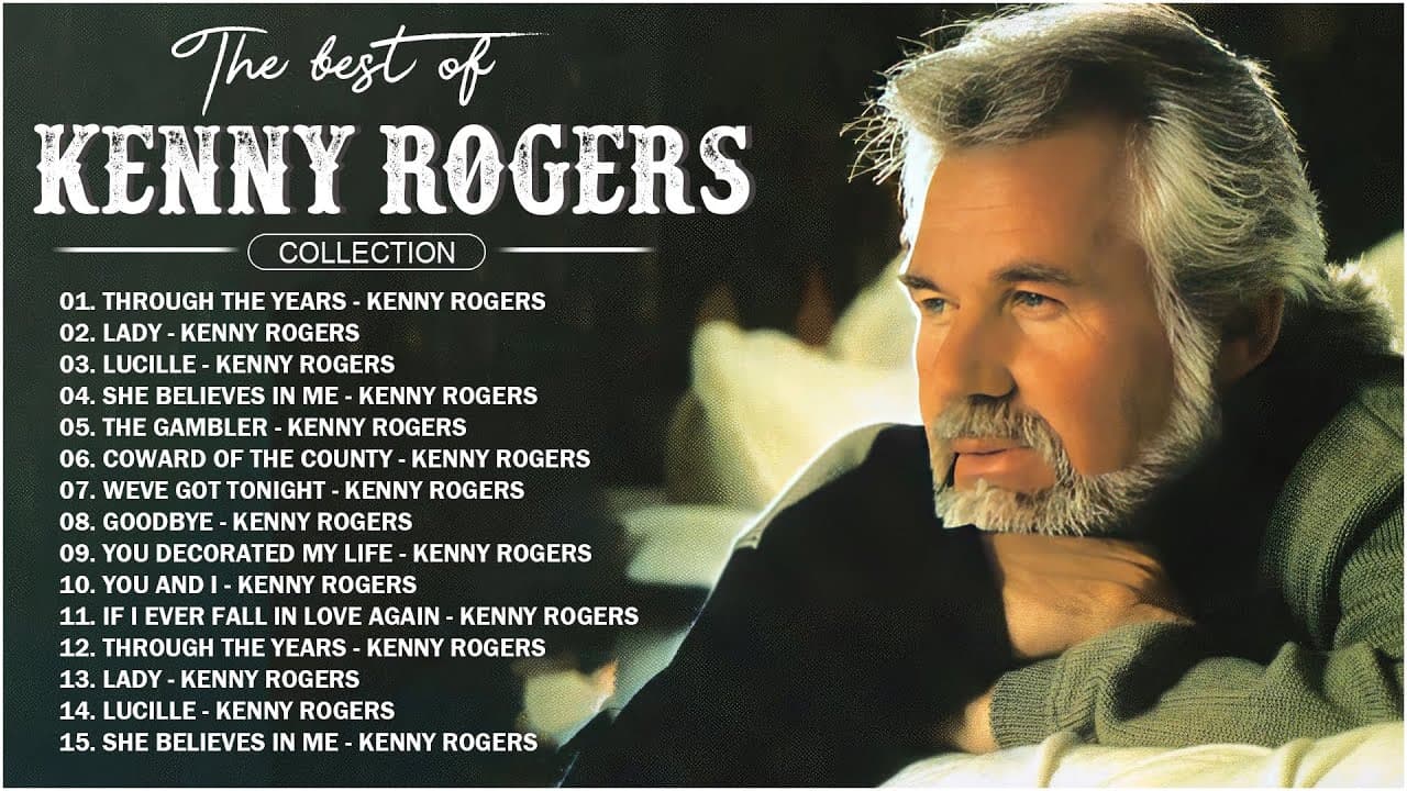 The Best Of Classic – k e n n y  r o g e r s, Greatest Hits Full Album - Country Songs Playlist 2023