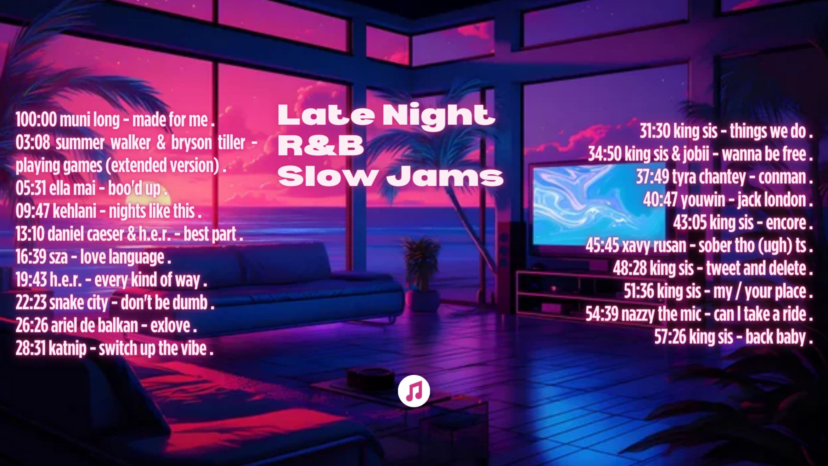 Late Night Soul R&B Slow Jams