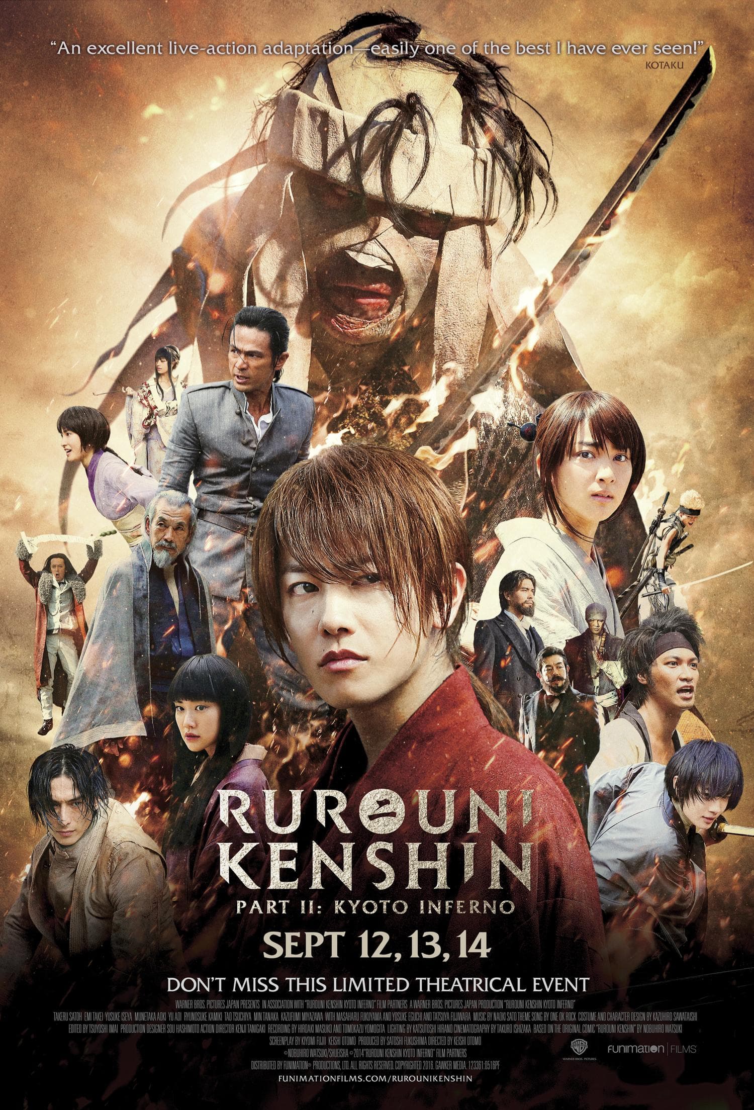 Rurouni Kenshin Part II: Kyoto Inferno [English]