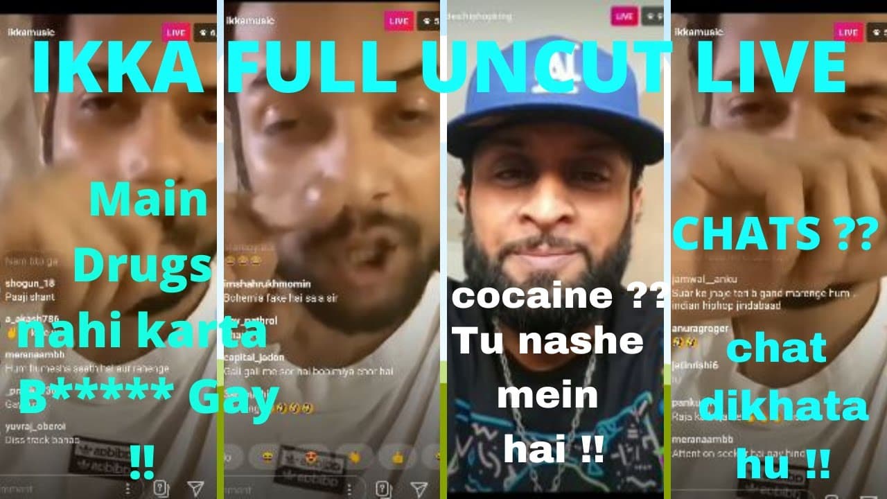 Angry IKKA Live Again Full Uncut Reply to Bohemia and J Hind with Chats. Ikka vs Bohemia.