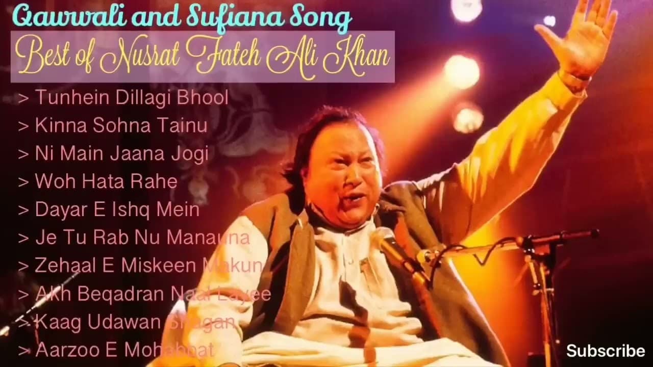 Best of Nusrat Fateh Ali Khan -Top 10 Qawwali & Sufi Song | Best Arifana Kalam Nusrat Fateh Ali Khan