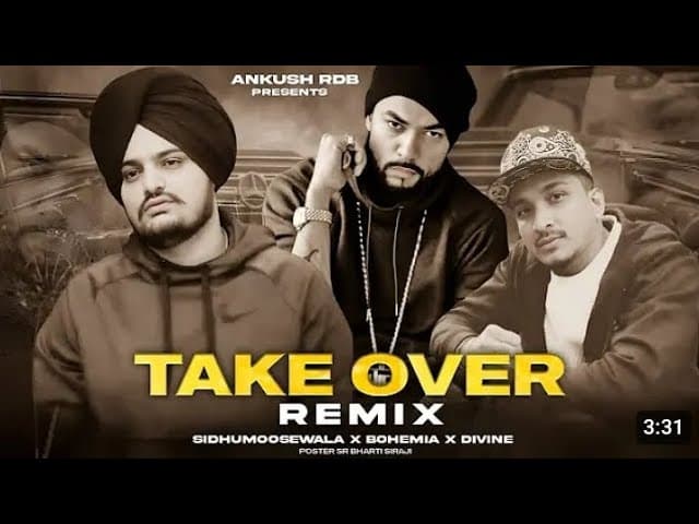 SIDHUMOOSEWALA X BOHEMIA X DIVINE TAKE OVER | ANKUSH RDE #song #video #2024
