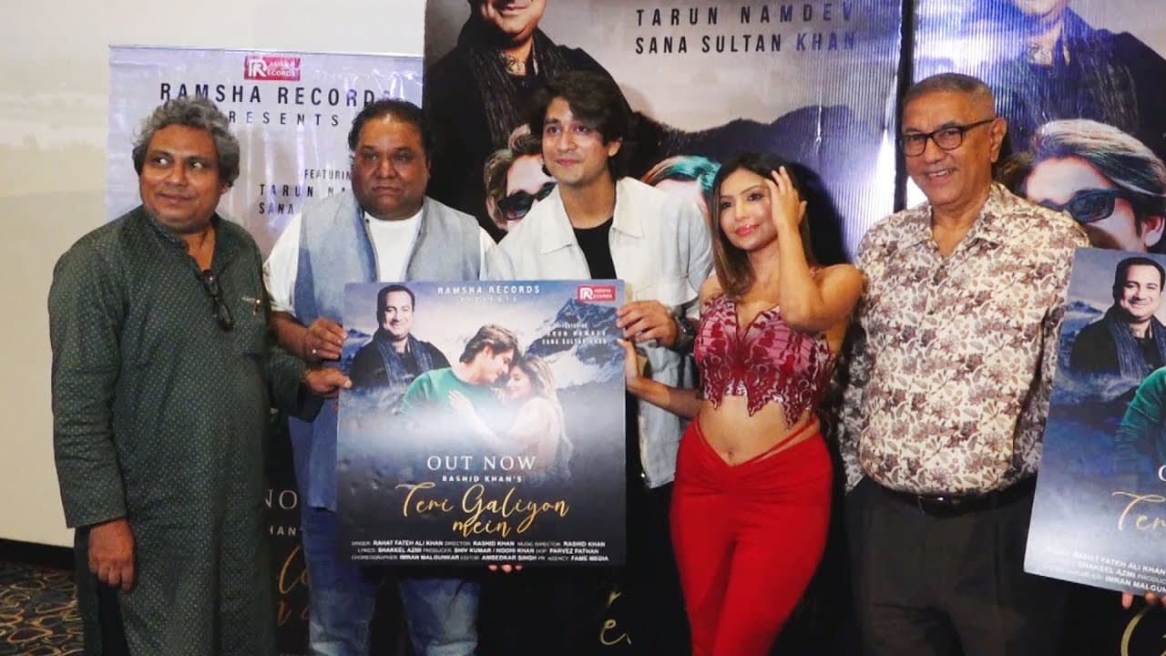 Teri Galiyon Mein Song Launch | Rahat Fateh Ali Khan, Sana Sultan Khan, Tarun Namdev