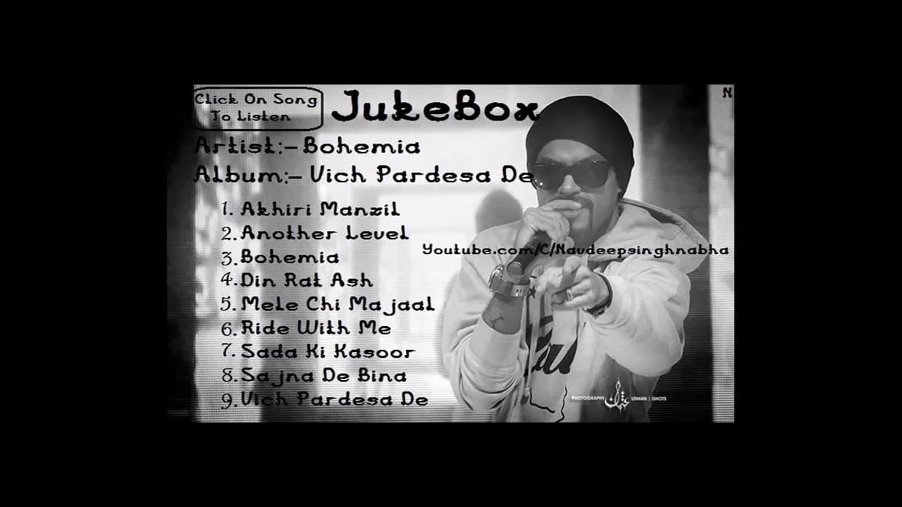 BOHEMIA LIVE LYRICS - NAVDEEP SINGH NABHA