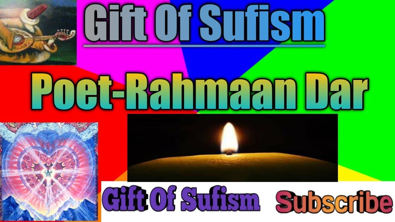 Rahman Dar-Poet|Kalam-Chons Ba Paani Mus tai|New Kashmiri Sufi Song|Singer-Gulzar Mir|Gift Of Sufism