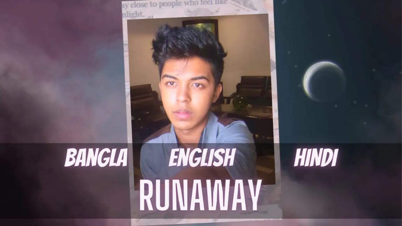 Aurora - Runaway | Janena keo (Bangla + English + Hindi) | Sahil Sanjan ft. Aftab | Shitom