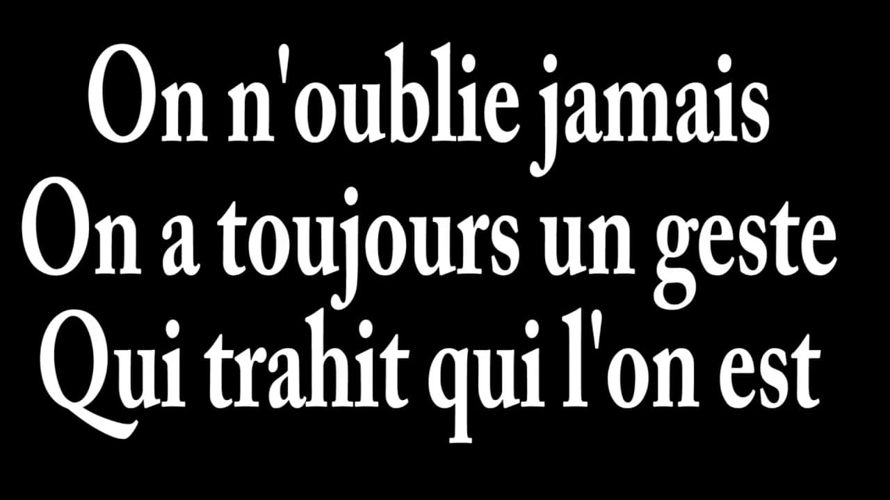 Céline Dion - On ne change pas (lyrics-paroles)