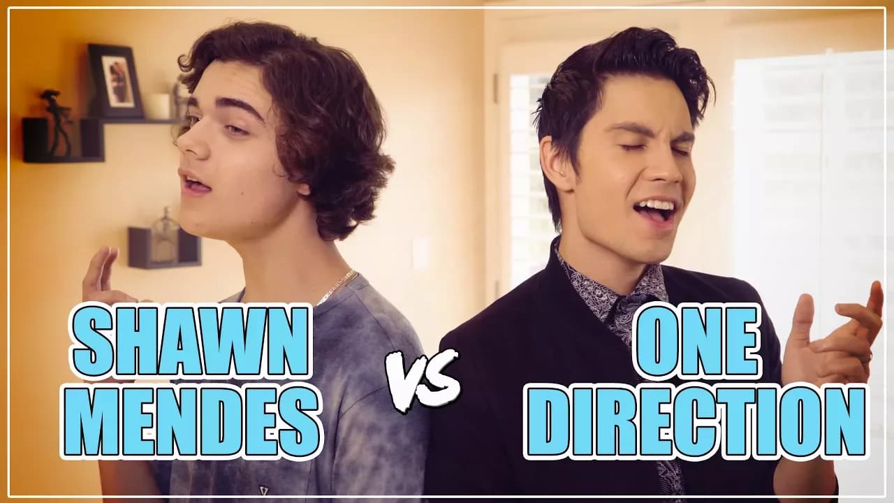 SHAWN MENDES vs ONE DIRECTION Mashup!! ft. Sam Tsui & Alexander Stewart