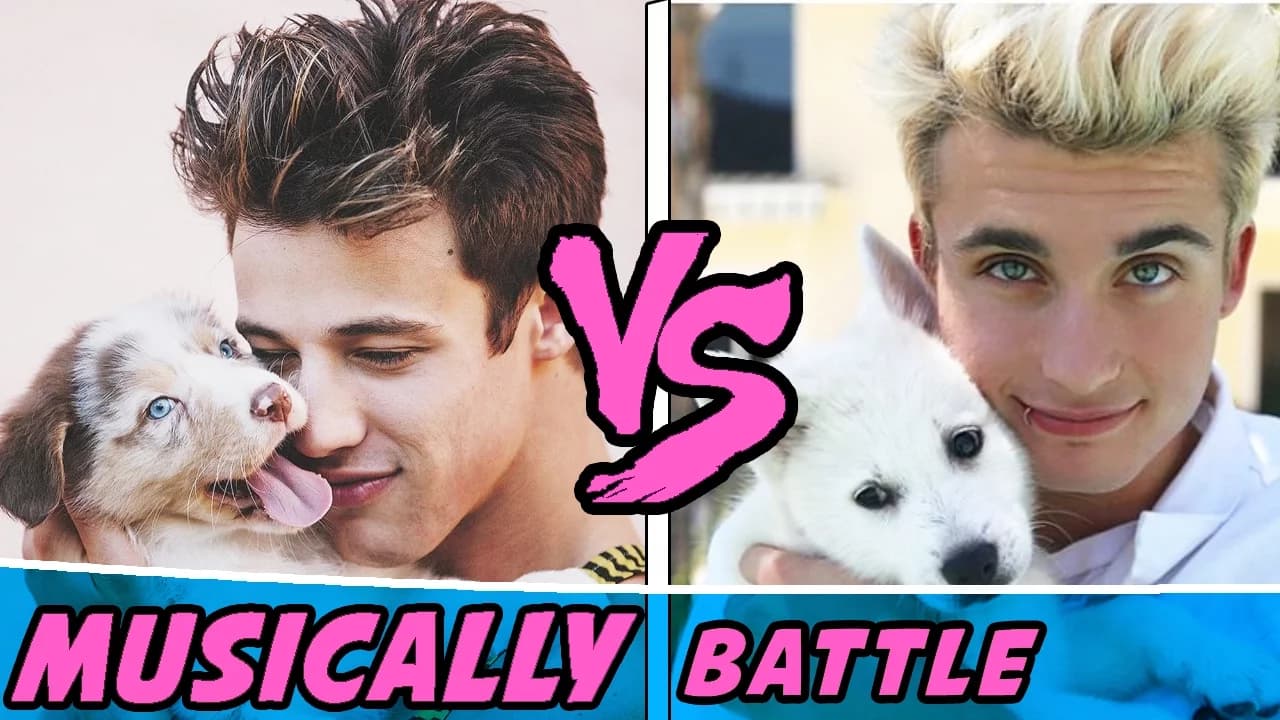 The Best Cameron Dallas VS Christian Collins Musically (Musical.ly) 2016