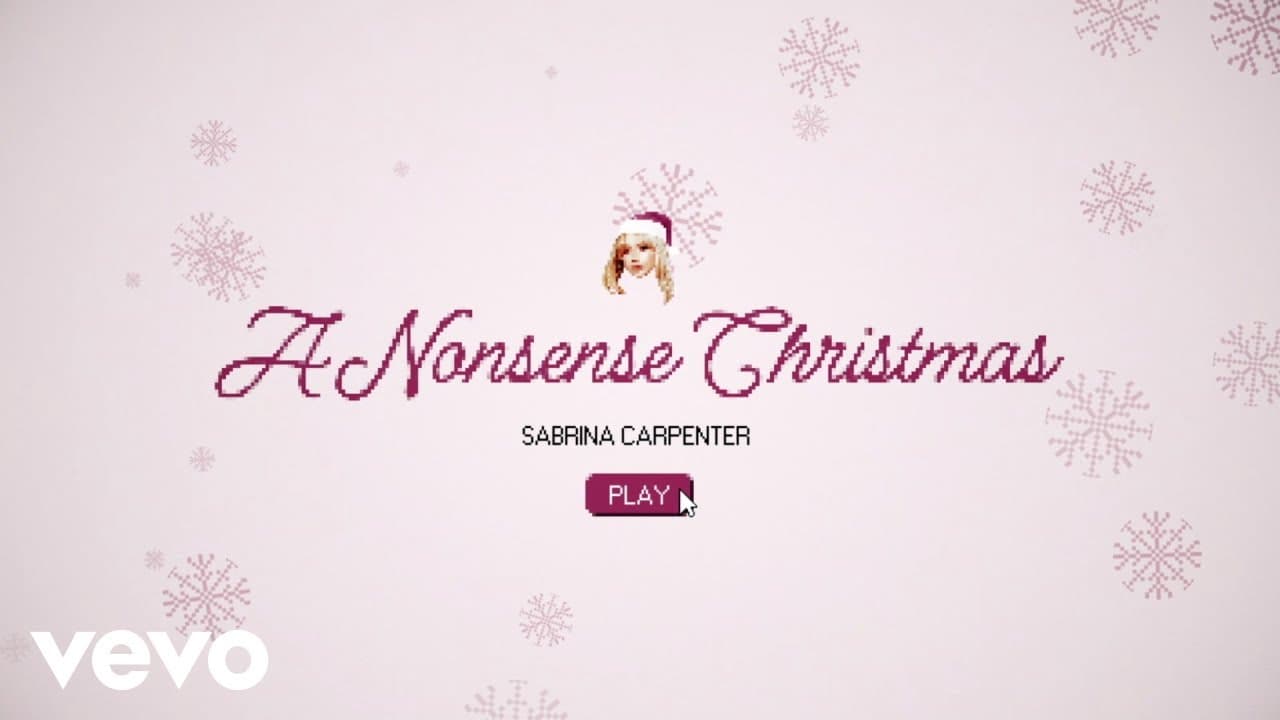 Sabrina Carpenter - A Nonsense Christmas (Lyric Video)