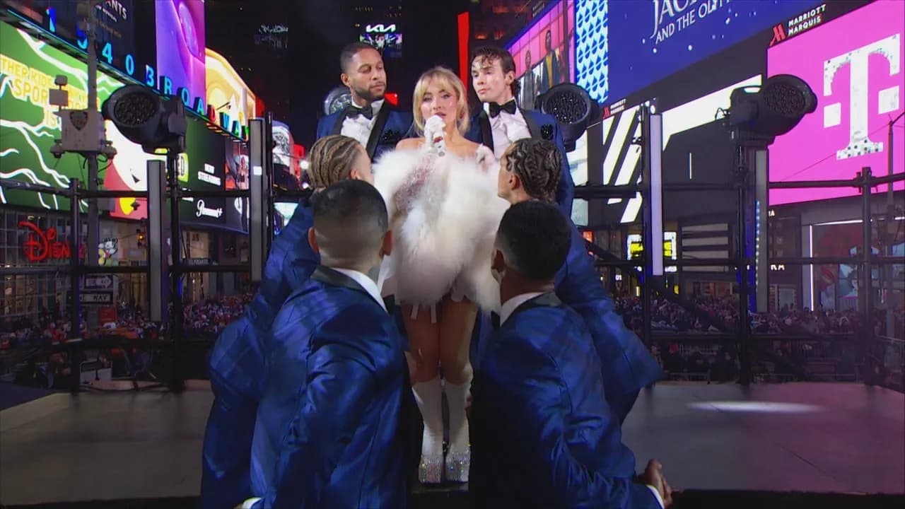 Sabrina Carpenter - Feather / Nonsense [Dick Clark’s New Year’s Rockin’ Eve with Ryan Seacrest 2024]