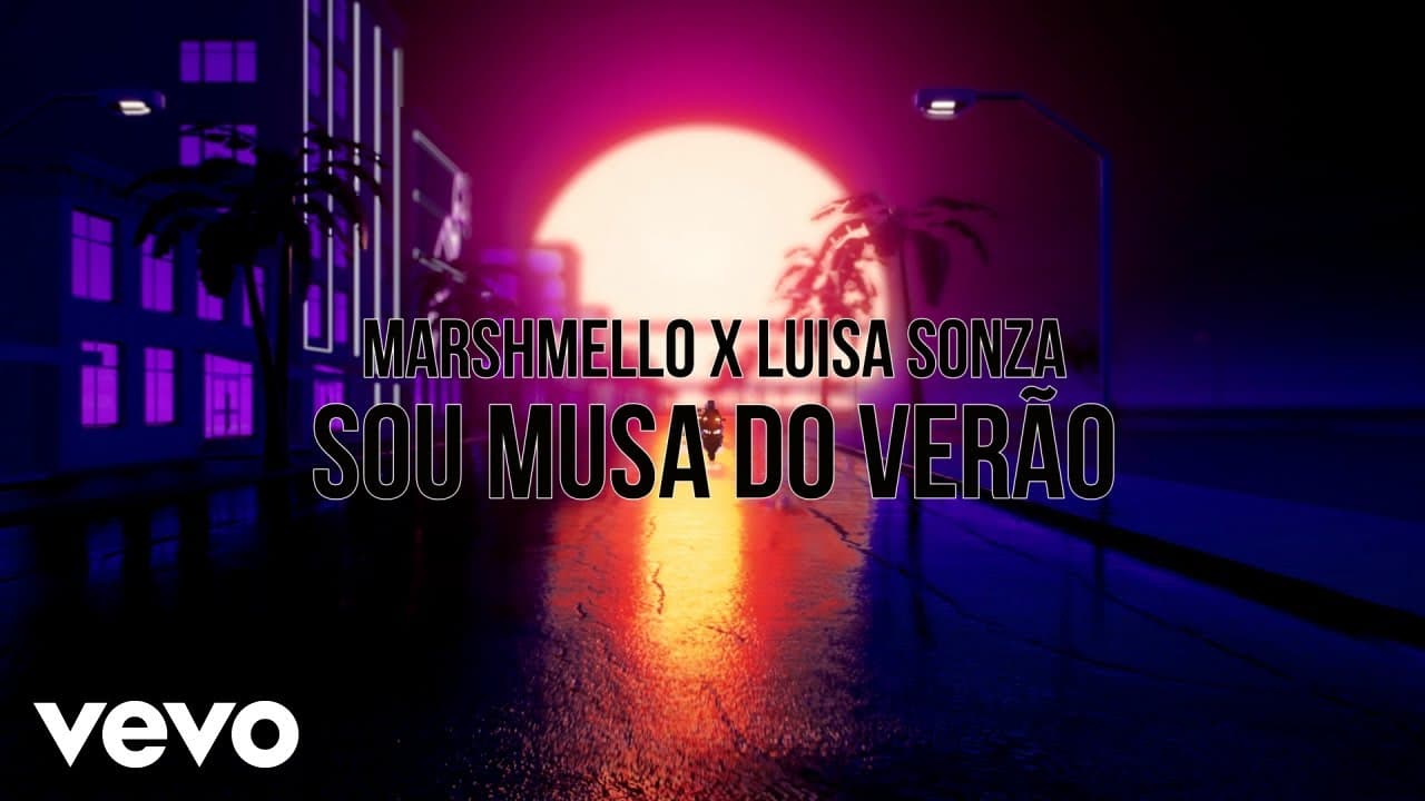 Marshmello, Luisa Sonza - Sou Musa do Verão (Visualizer)