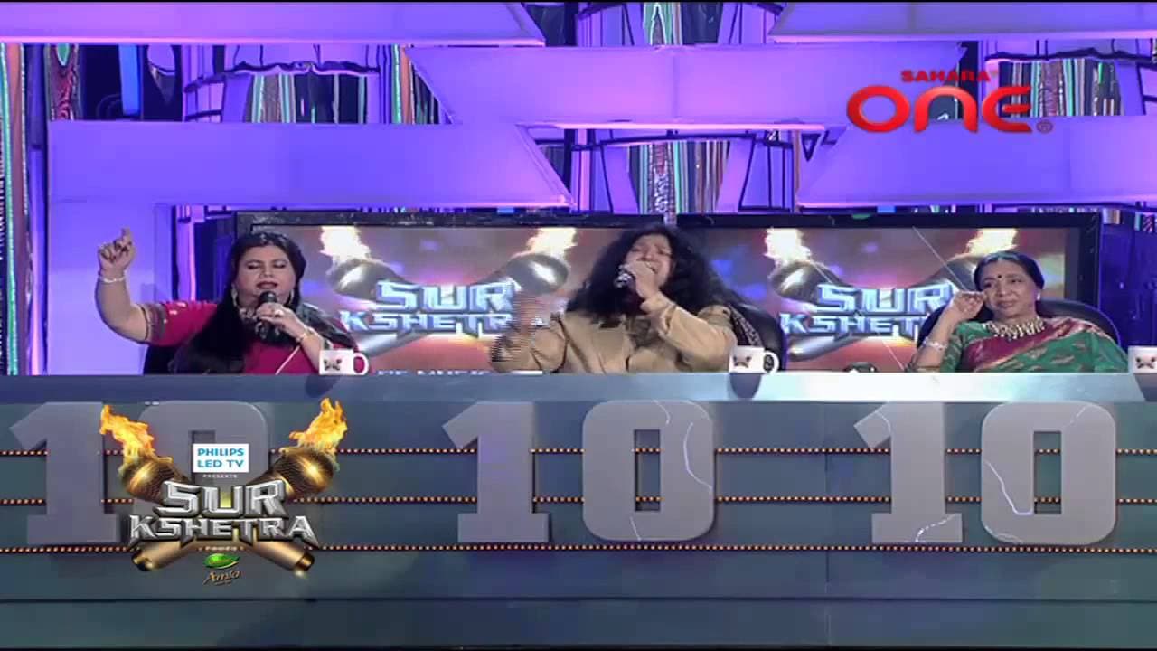 Runa Laila, Abida Parveen, ASha Bhosle Three Legends got lost in Mast Qalander - Epic Moments