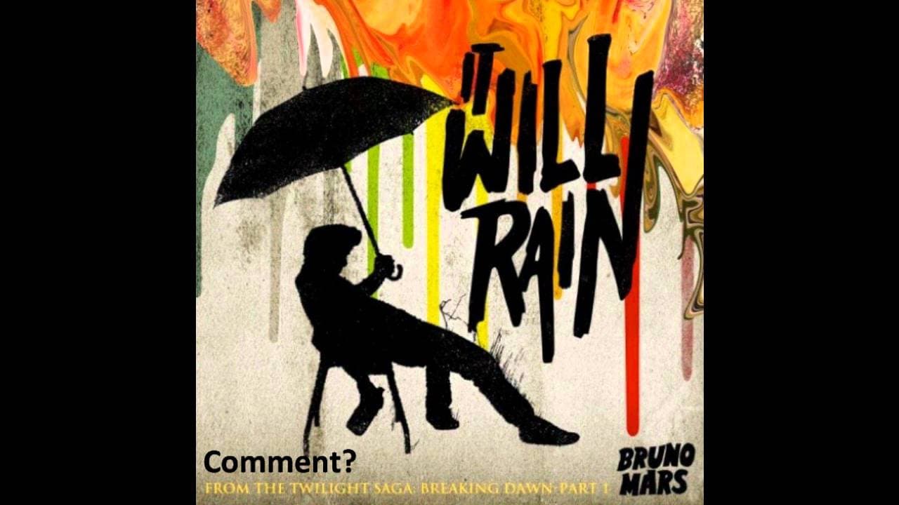 Bruno Mars - It Will Rain [Audio]