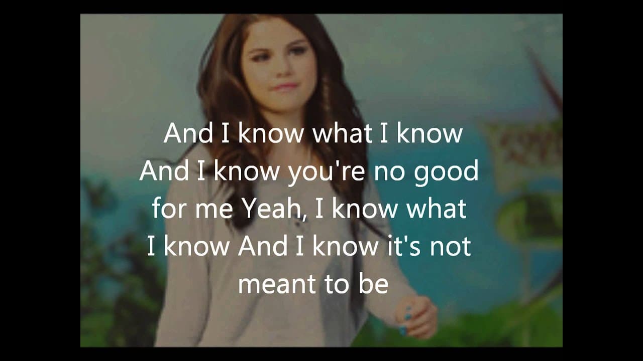 Selena Gomez - My Dilemma lyrics