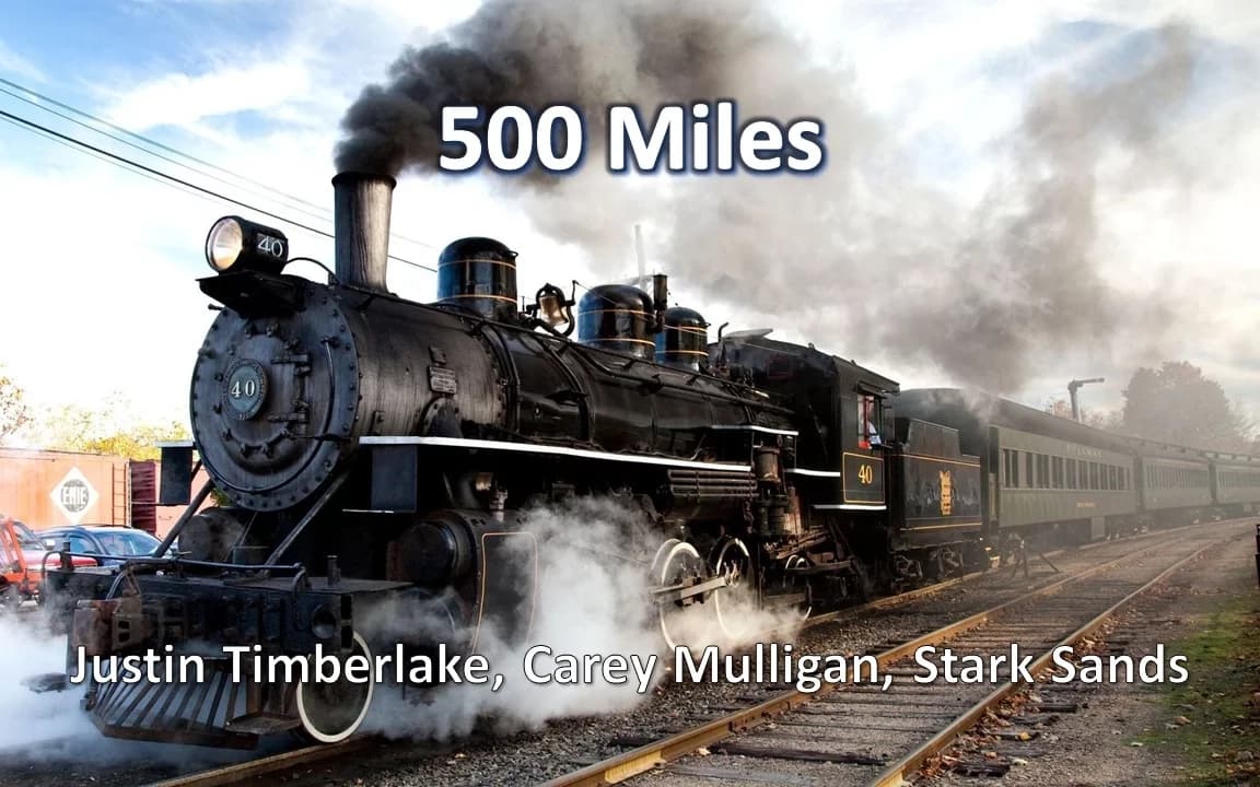 500 Miles- Justin Timberlake (Inside Llewyn Davis) || Lyrics video