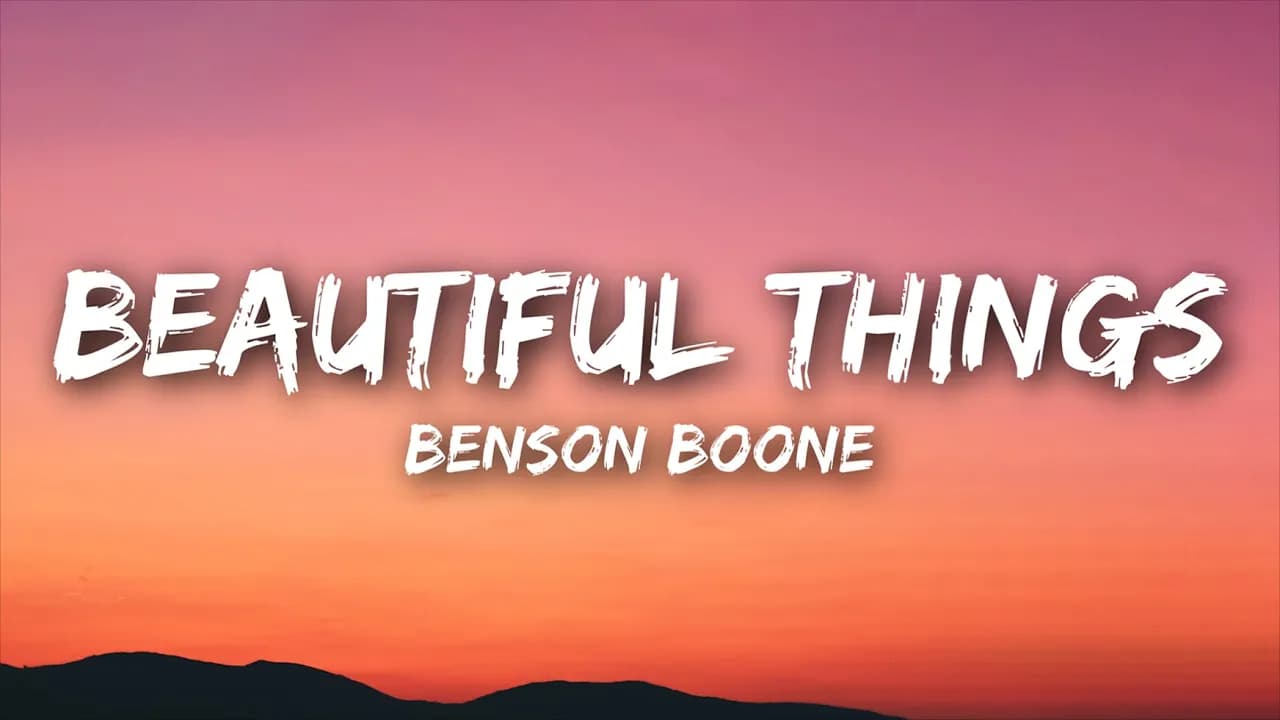 Benson Boone - Beautiful Things (Lyrics)