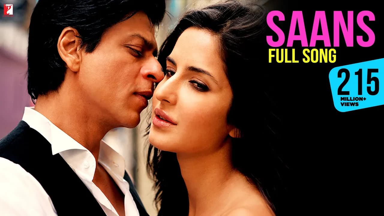 Saans Song | Jab Tak Hai Jaan | Shah Rukh Khan, Katrina Kaif | A R Rahman, Gulzar | Shreya, Mohit