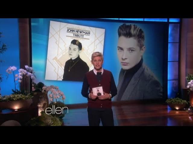 John Newman singing Love Me Again on Ellen
