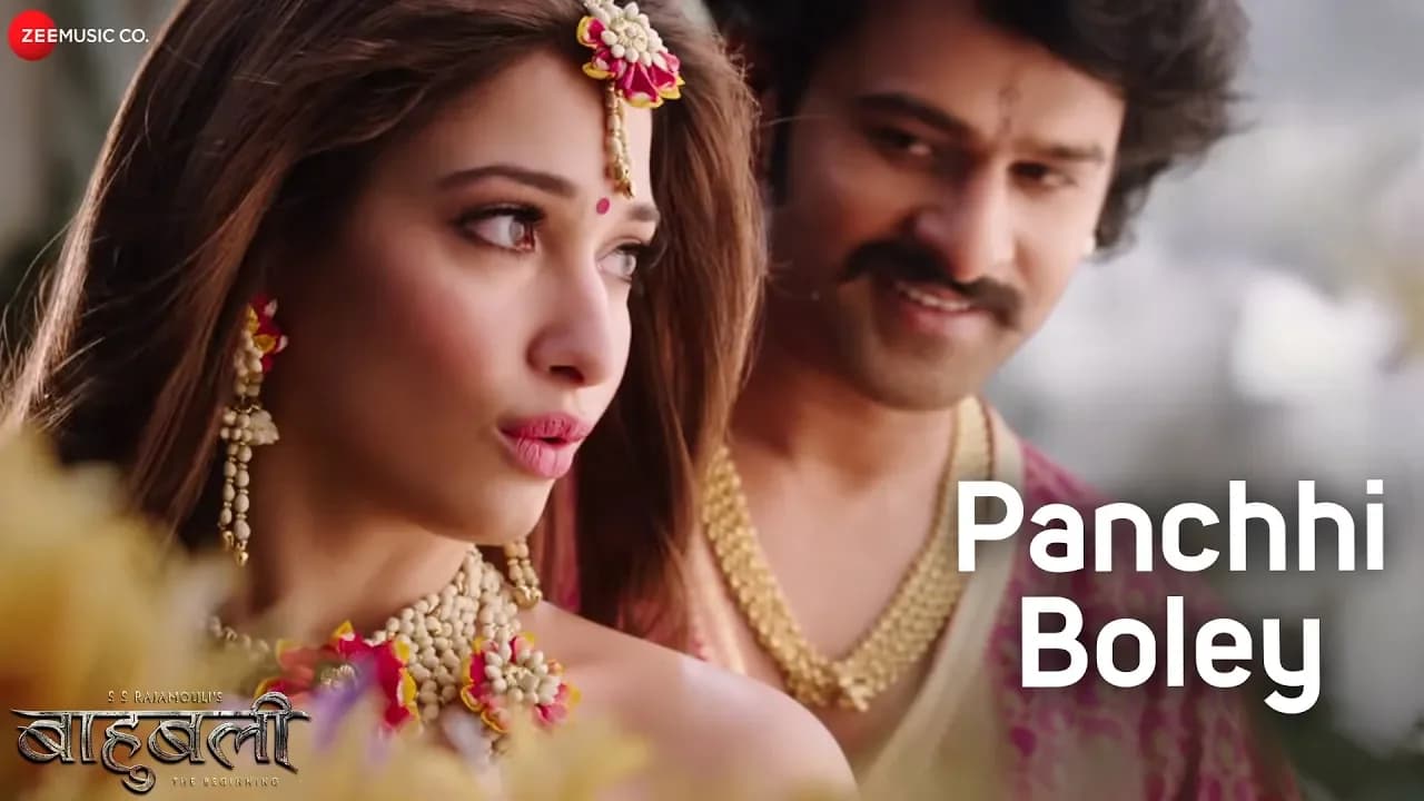 Panchhi Boley | Baahubali - The Beginning | Prabhas & Tamannaah | M.M. Kreem , Palak M , Manoj M