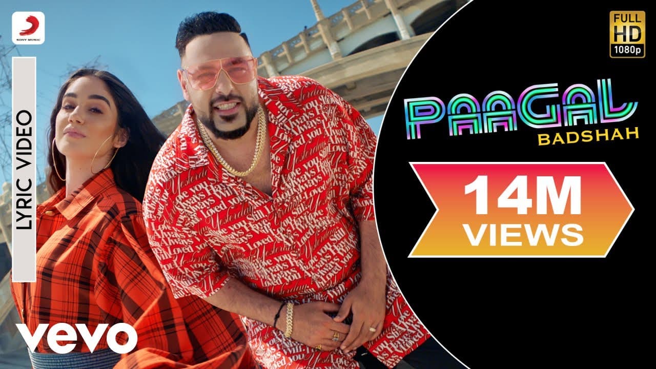 Paagal - Official Lyric Video | Paagal | Badshah | Rose Romero