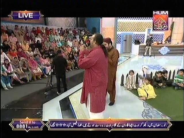 Amjad Sabri jisne Madine Jana at Noor e Ramazan HUM TV 14 July 2015