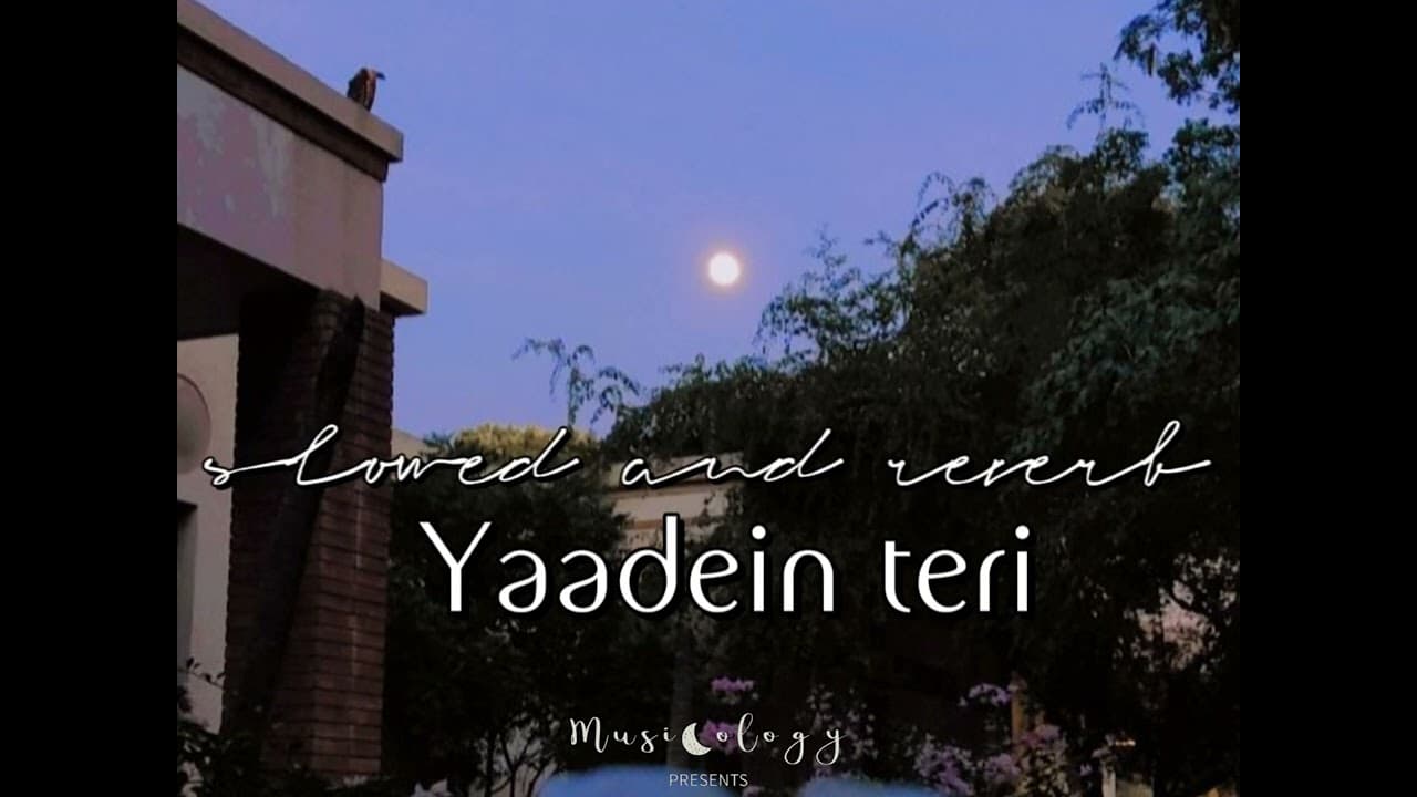Yaadein teri [ SLOWED AND REVERB ] song by mubeen butt