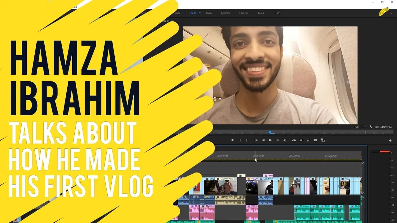 Hamza Ibrahim's  Director Commentary on his First Vlog | Lassan Lag Gaye