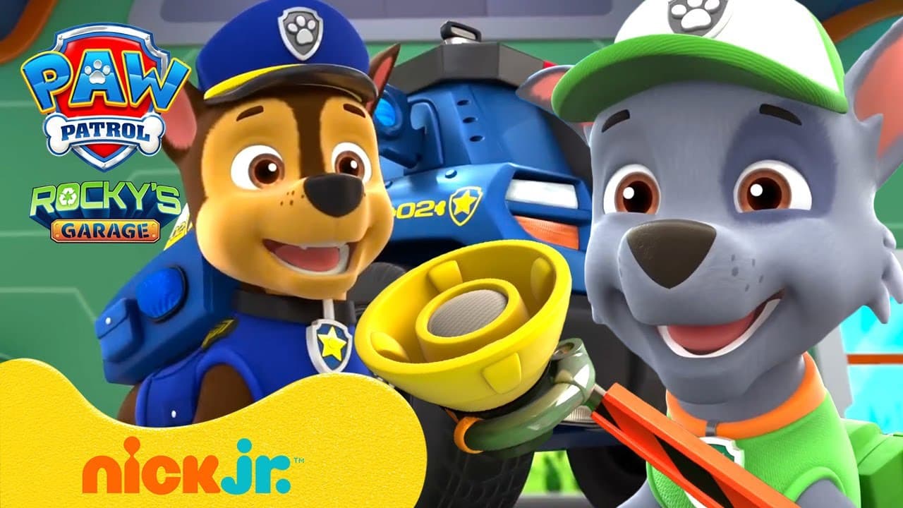 PAW Patrol's Rocky's Garage Compilation w/ Chase! #1 | Nick Jr.