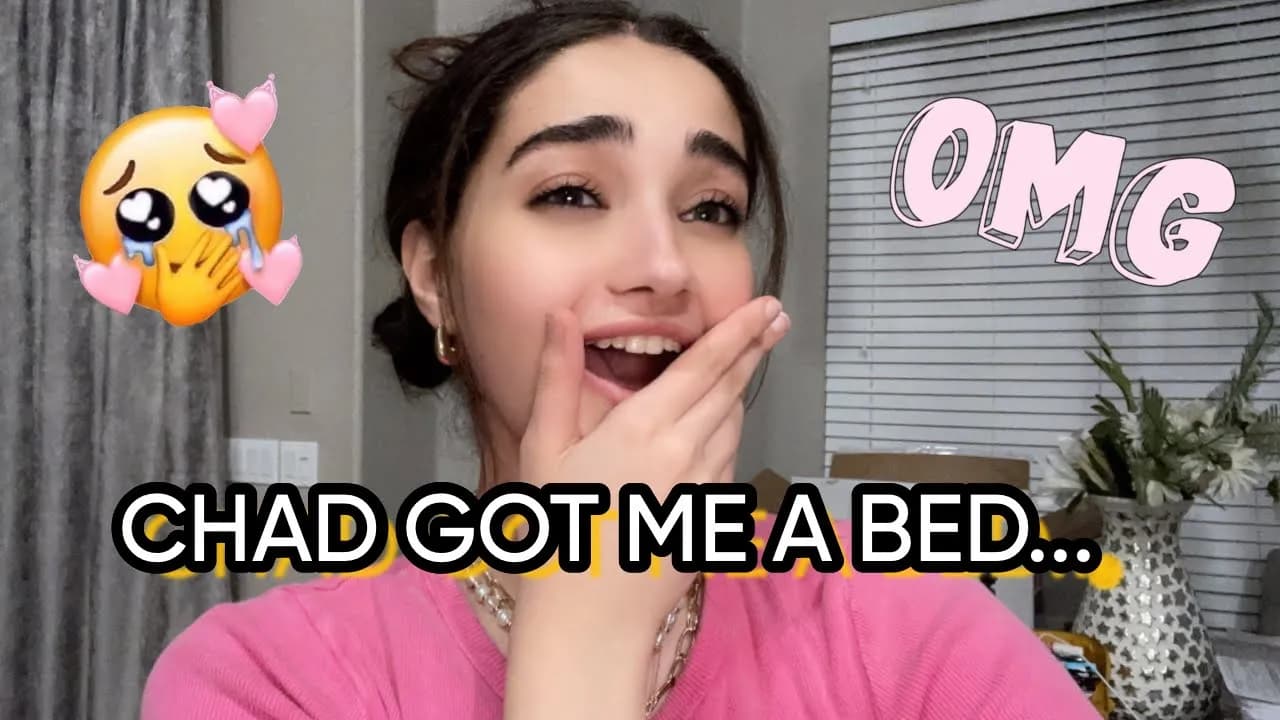 CHAD GOT ME A BED... DOES HE LIKE ME!