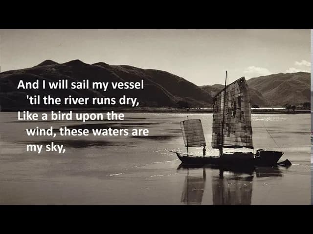 The River, by Garth Brooks - 7/26/20