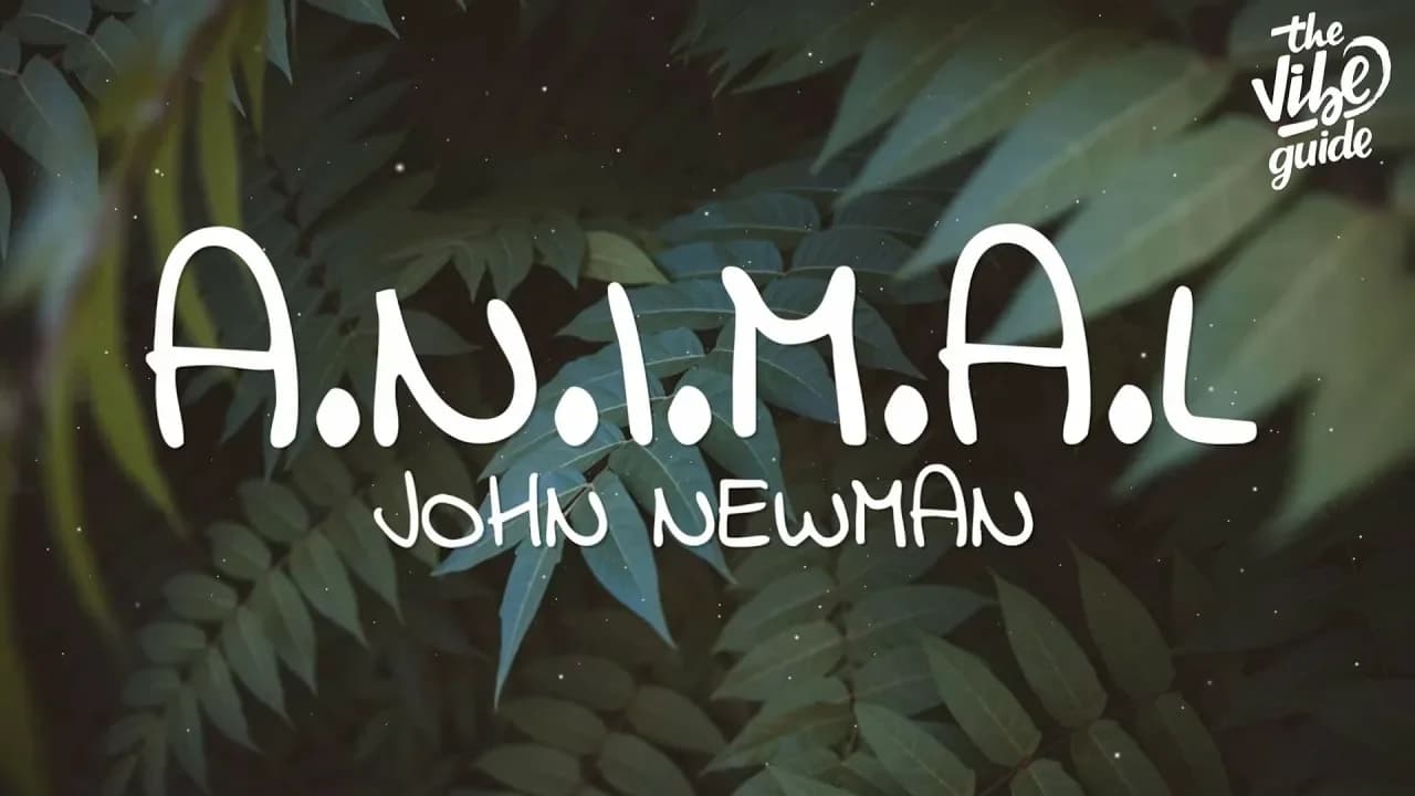 John Newman - A.N.i.M.A.L (Lyrics)