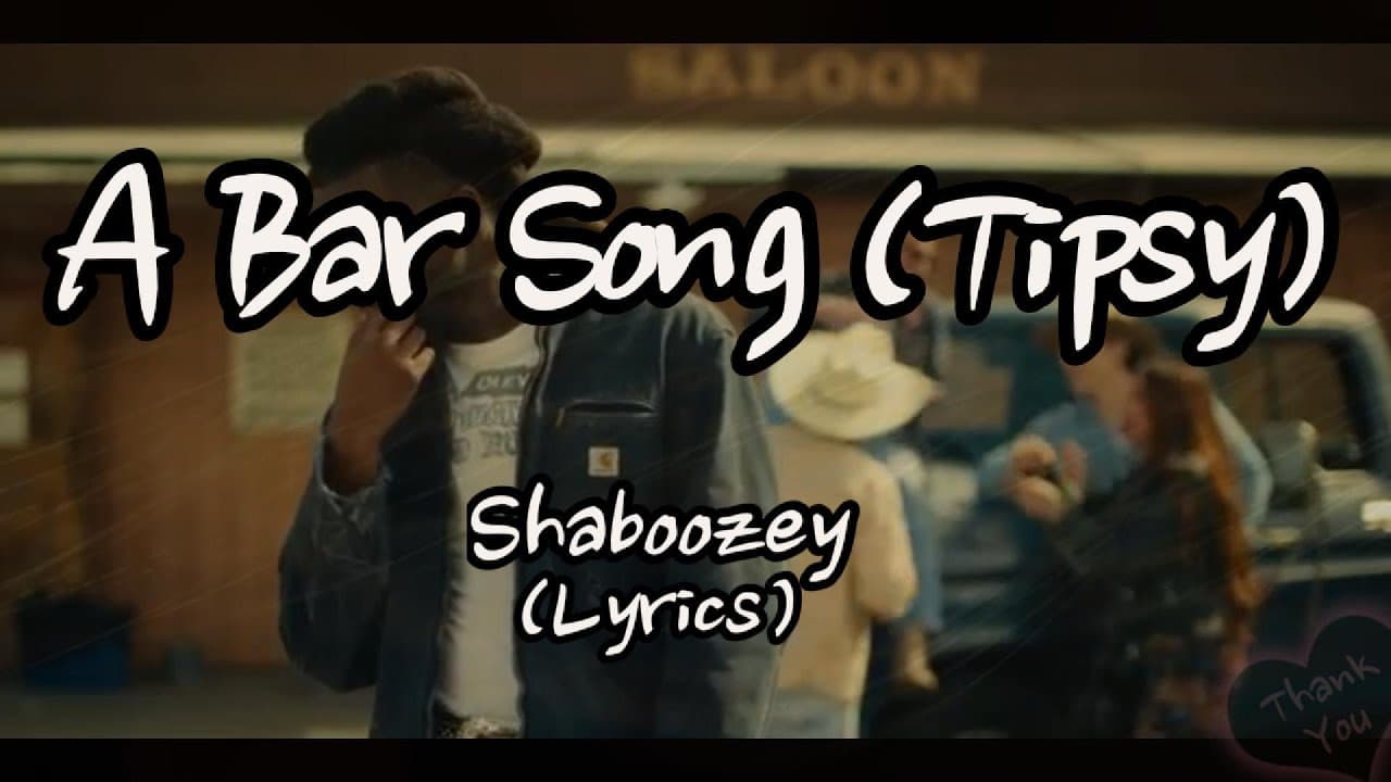 Shaboozey - A Bar Song (Lyrics)