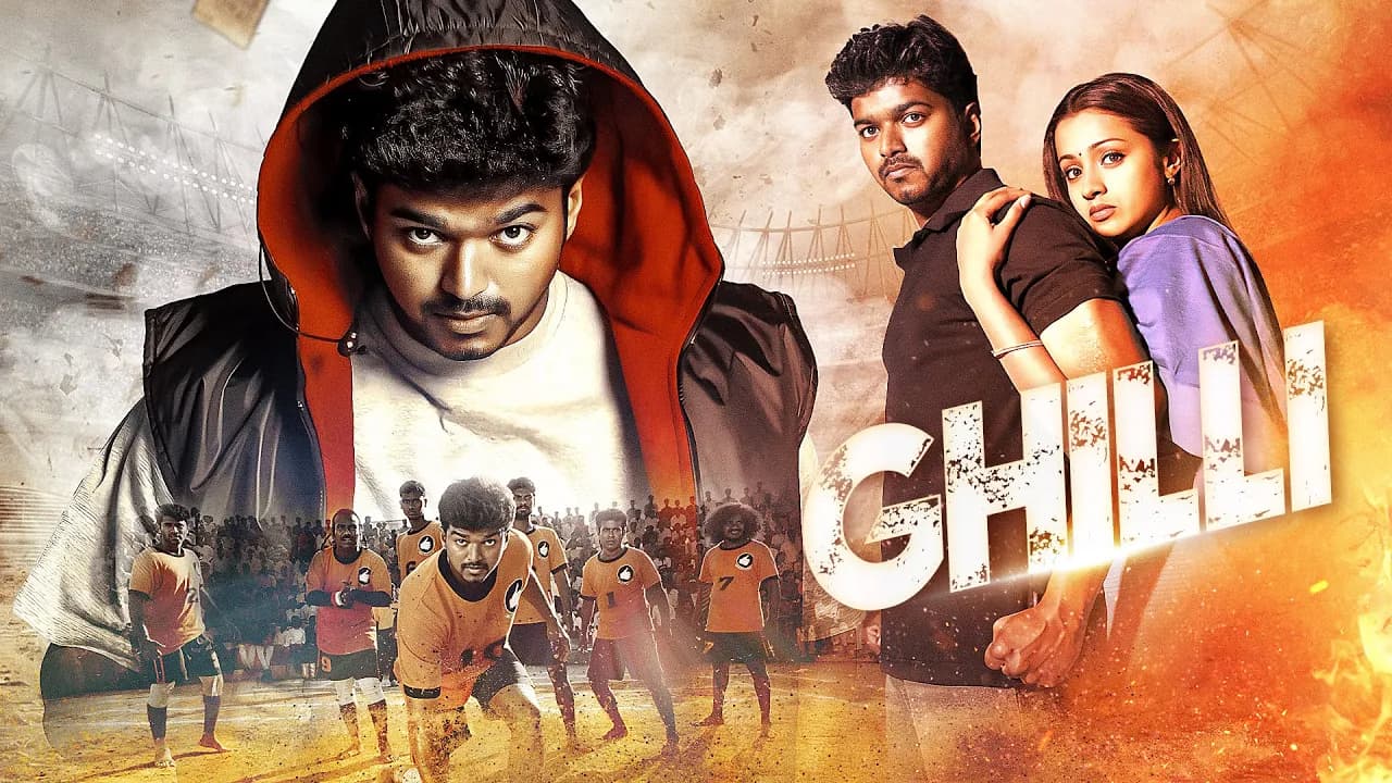 Thalapathy VIJAY & Trisha Superhit Action Movie GHILLI | South Action Movies in Hindustani Dubbed