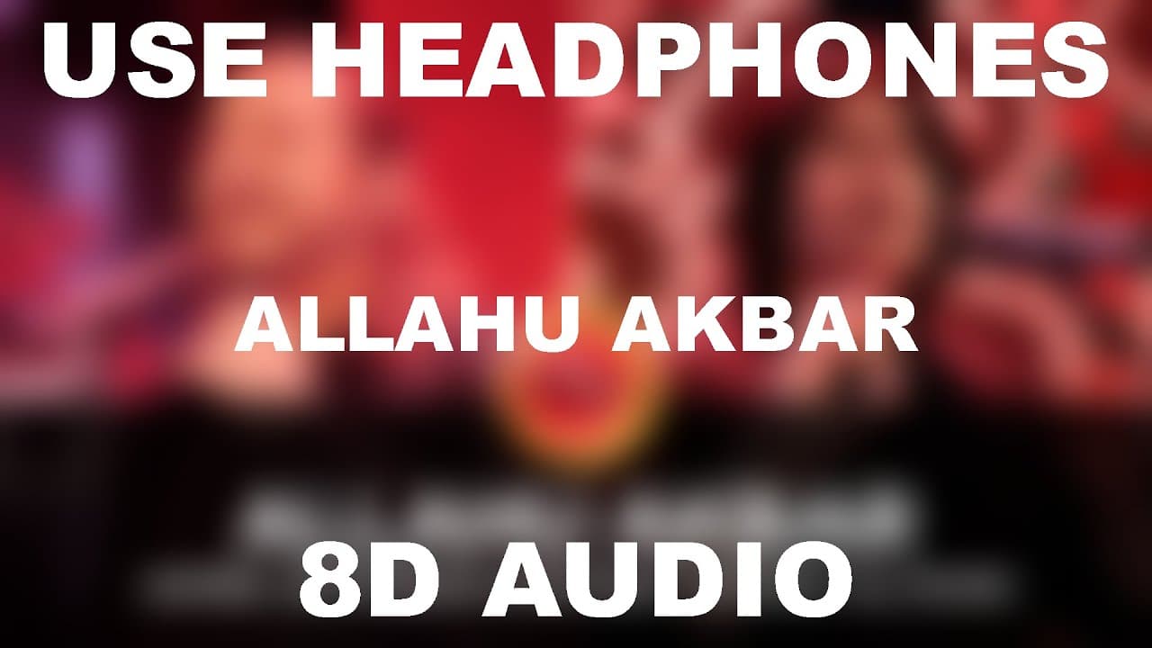 Allahu Akbar || Ahmed Jehanzeb & Shafqat Amanat || 8D AUDIO || Use Headphones 🎧